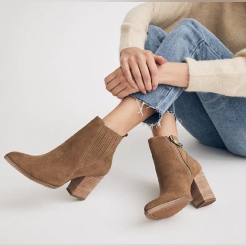 Blondo New Camel Waterproof Reese Booties